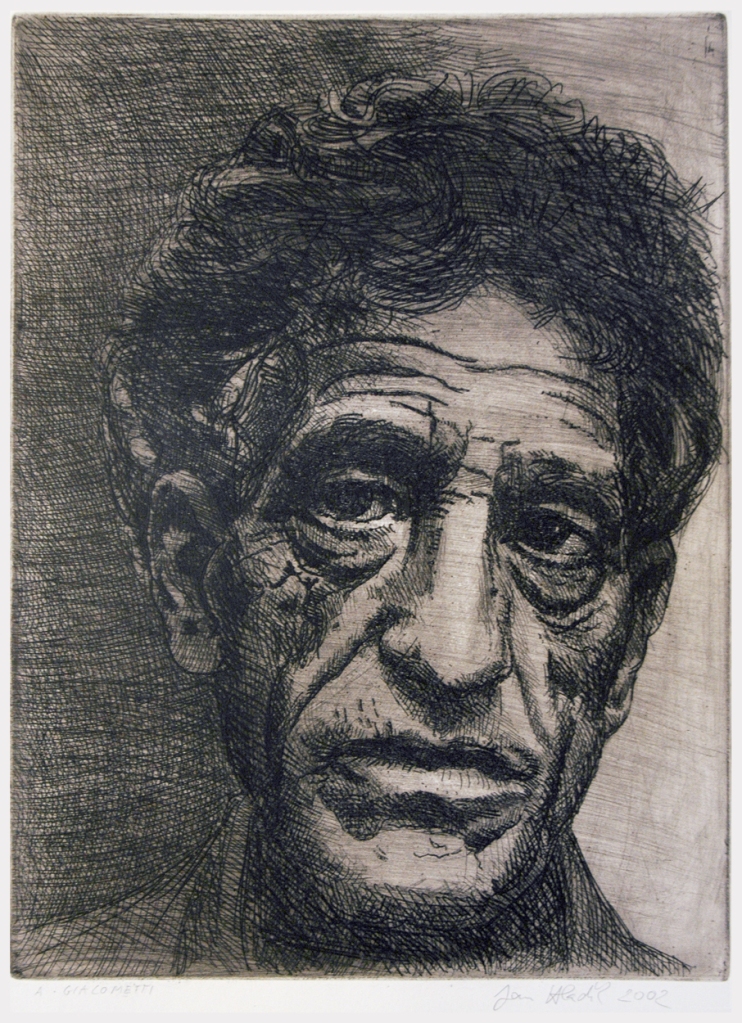 Alberto-Giacometti,-etching-(author-Jan-Hladík-2002)